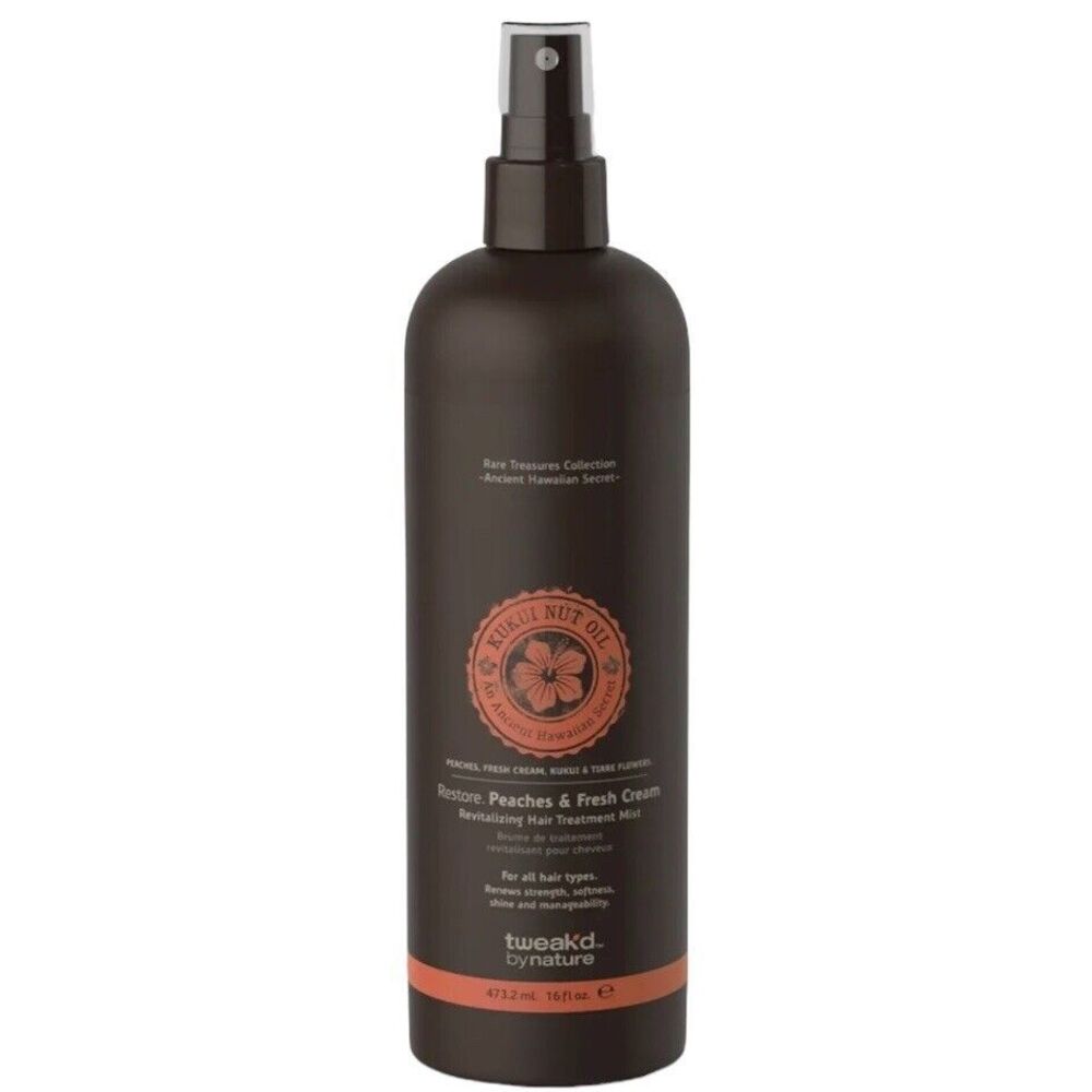 Tweak'd By Nature Rare Treasures Restore Peaches & Fresh Cream Mist 16oz Sealed